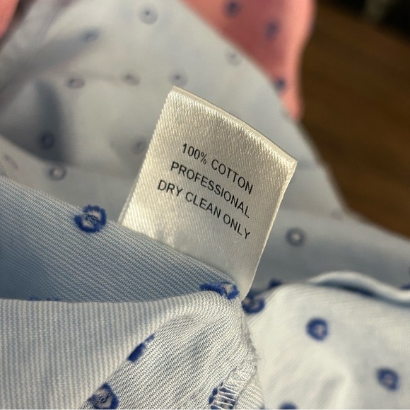 ❤️ Petersyn Blue and White Patterned Top XS - Picture 7 of 11